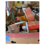 Miscellaneous home decor box lot