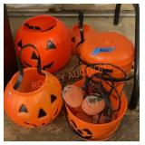 Halloween buckets and light lot