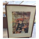 30in x 24in framed Renoir poster by Sue La