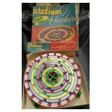 Stadium checkers vintage game