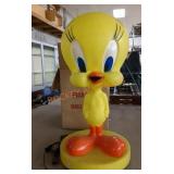 Approx. 21in tall. Vintage Tweety Bird light