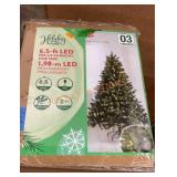 Holiday living 6 1/2 foot LED pre-lit pine tree