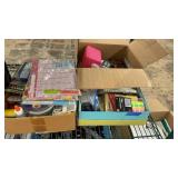 Miscellaneous office supply box lot