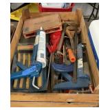 Wooden crate, full of  tools