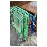 Outdoor folding chair lot