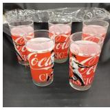 Vintage coca-cola collectors glasses