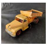 Vintage dump truck scale model