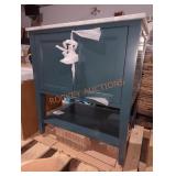 31"Wï¿½22"Dï¿½35"H Bathroom Vanity, Teal