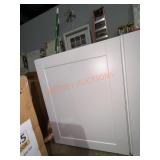 24" W x 13" D x 30" H White Wall Cabinet