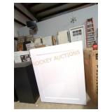 24" W x 13" D x 30" H White Wall Cabinet