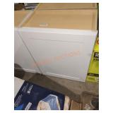 24" x 13" x 30" White Wall Cabinet