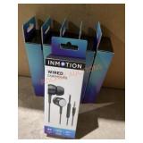 In Motion Wired Ear Phones, Black (Box of 6)