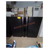 Husky 28" W x 14" D x 22" H Black Metal Wall