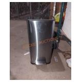 Style well 10L stainless steel slim step trash can