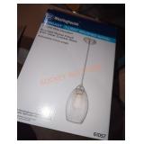 2 Westinghouse pendant 1 light brushed nickel