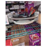 Moen designer grab bar with corner shelf