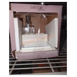 Decor Studio lotion dispenser and tray organizer