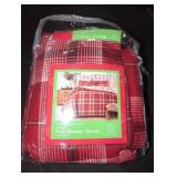 Martha Stewart Full/Queen Red Flannel Duvet
