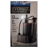 Everbuilt 1/3 hp water removal pump portable