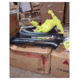 Ryobi 40v cordless leaf vacuum mulches 16 bags to