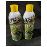 Blaster Silicone Lubricant (2 Cans Total)