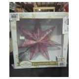 Kurt S Adler Illuminated Tree Top, Pink