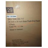 Hampton Bay 24"ï¿½35" Base Flush End Panel, 5-count