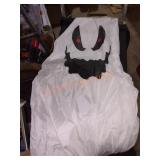 White Blow Up Ghost Halloween Decoration