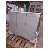 38.5"Wï¿½19"Dï¿½32"H Bathroom Vanity, Gray