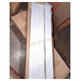 37" Cordless Faux Wood Blinds, 3-Pack