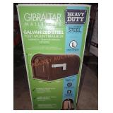 Gibraltar Mailboxes Steel Post Mount Mailbox