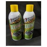 Blaster Silicone Lubricant (2 Cans Total)