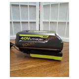 RYOBI 40V 4Ah Battery and 40V Charger