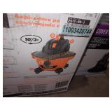 RIDGID 6 Gallon 3.5 Peak Wet/Dry Shop Vacuum