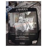 J Queen 2 Lined Pole Top Drapery Panels
