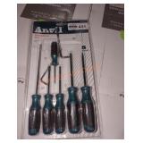 Anvil screwdriver set 8 piece