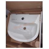 17.5" Porcelain Bathroom Sink
