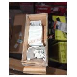 30 1/2" x 48" cordless white mini blinds