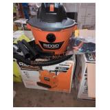 Ridgid 9 gal wet/dry vac 1 7/8" hose diameter