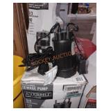 Everbilt 1/4 HP automatic shutoff pool cover pump