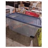 Sterilite 160 Qt Clear Rolling Storage Tote