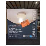Hampton Bay 9 in. Light LED Flush Mount