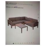 Noble House Khaki 4-Pc Indoor Sofa Set