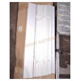 37" Cordless Faux Wood Blinds, 2-Pack