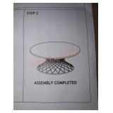 Spiral-legged Round Coffee Table