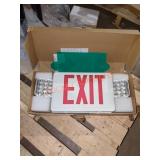 Commercial Electric 12" Lighted Exit Sign