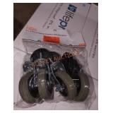 HDX 4 in. Industrial Casters with Bumper