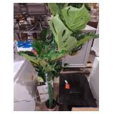 naturae decor Artificial 29 in. Monstera plant