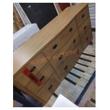 66.5"Wï¿½20"Wï¿½30"H 9-Drawer Wooden Dresser