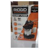 Rigid sump pump 1hp